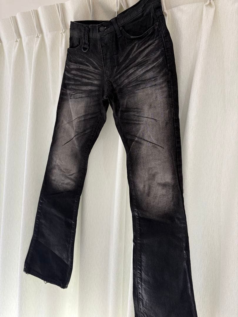 FUGA ブラック フレア デニム