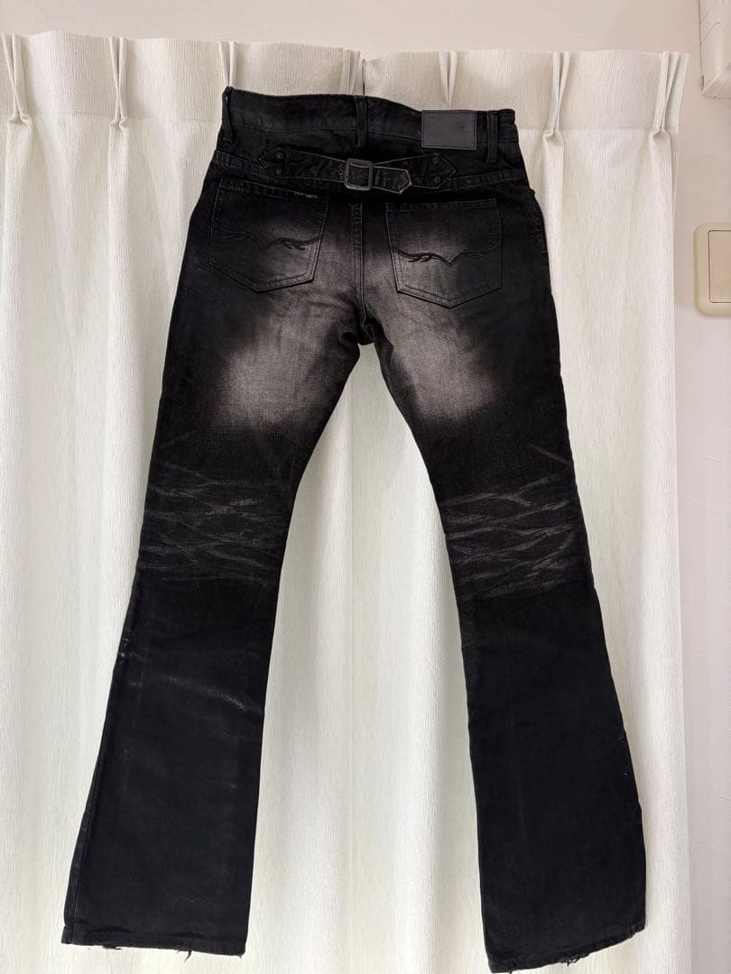 FUGA ブラック フレア デニム