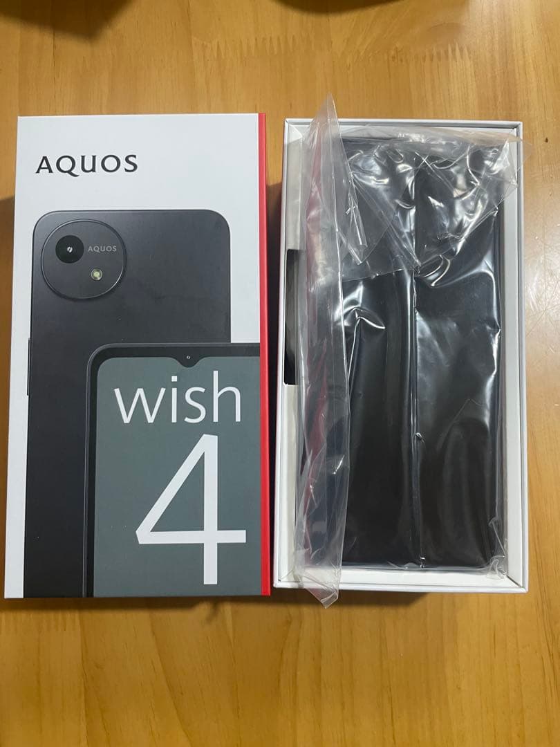 AQUOS wish 4 ブラック 本体　新品未使用