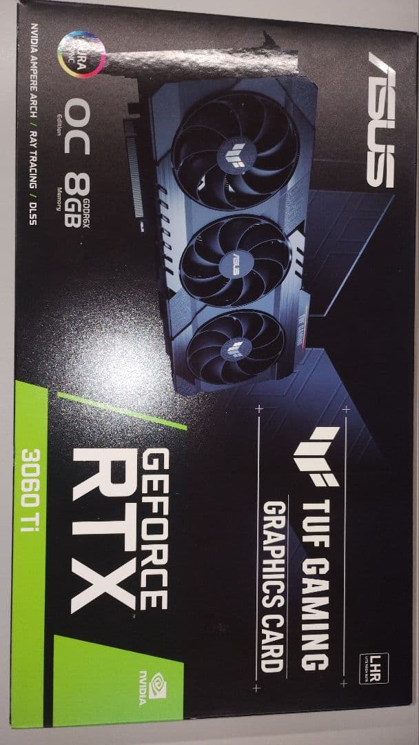 グラフィックボード・グラボ・ビデオカード ASUS TUF GamingGeForceRTX 3060 Ti 8GB OC