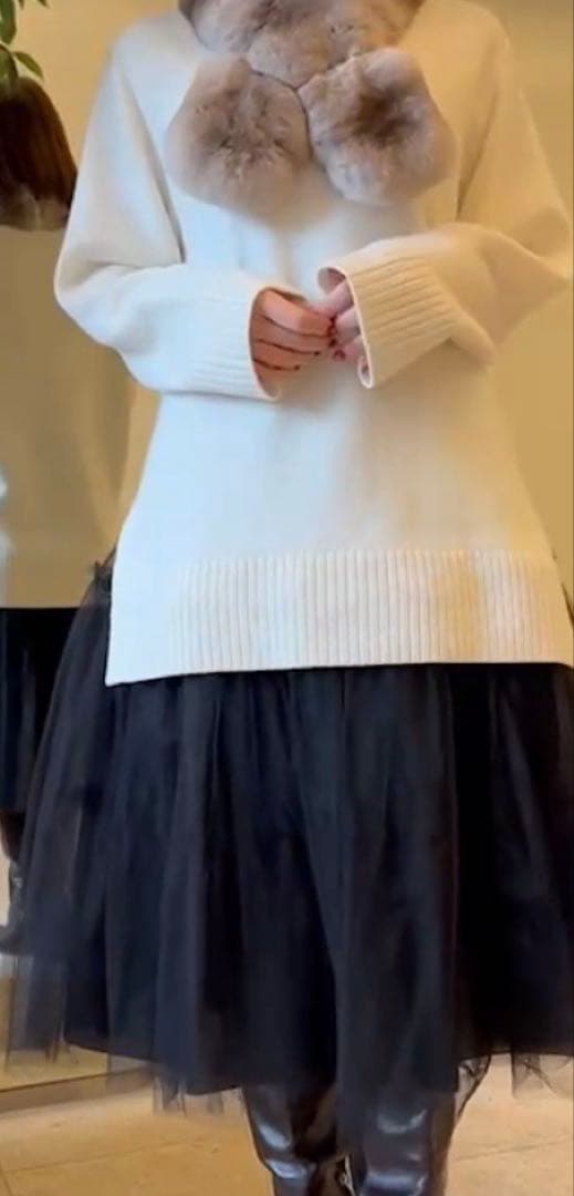 フォクシー　44923 ニット　トップ　プレミア