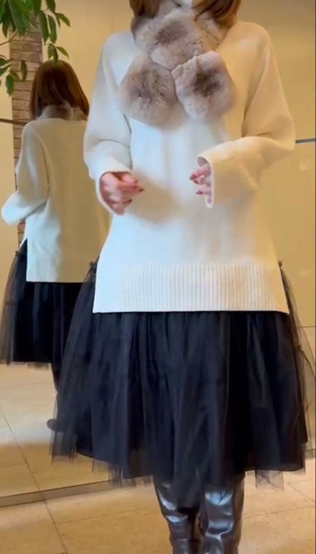 フォクシー　44923 ニット　トップ　プレミア