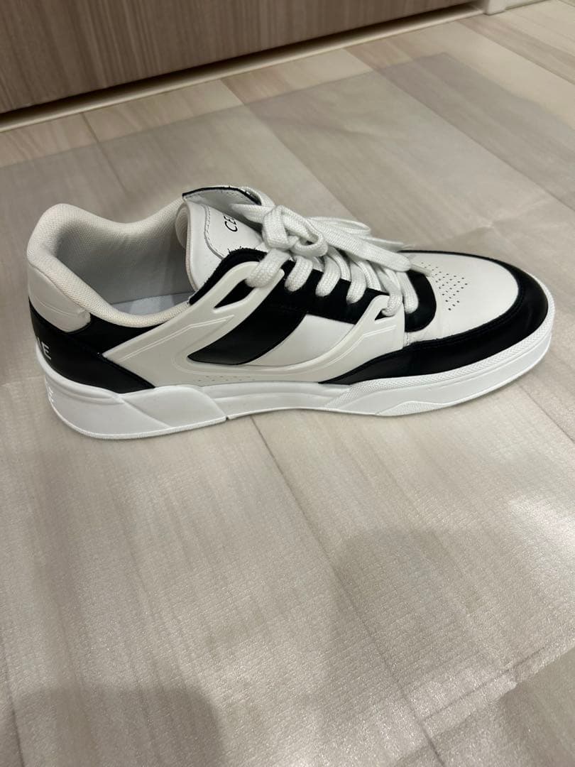 【サイズ41】CELINE ホワイト ブラック スニーカー