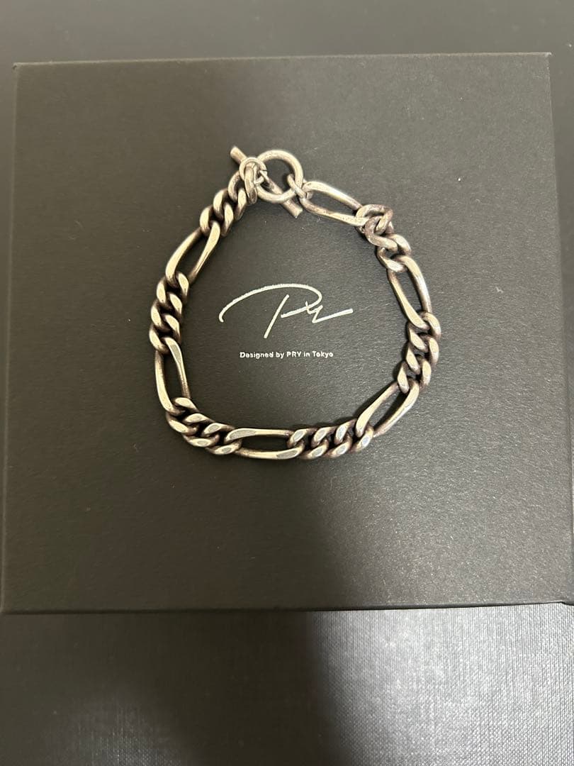 PRY シュウト Antique Silver Chain Bracelet