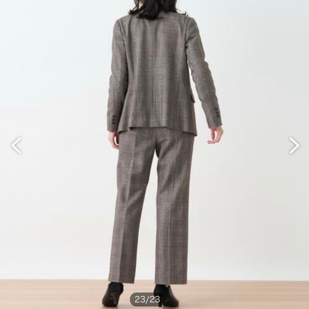 極美品 レリアン 現行タグ セットアップ ダブルブレスト グレンチェック