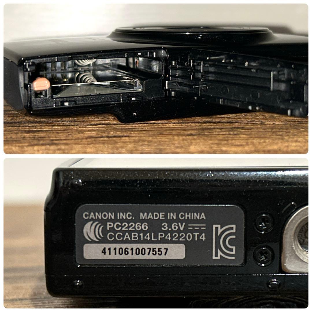Canon IXY 190 キャノン デジカメ ブラック 黒PC2266