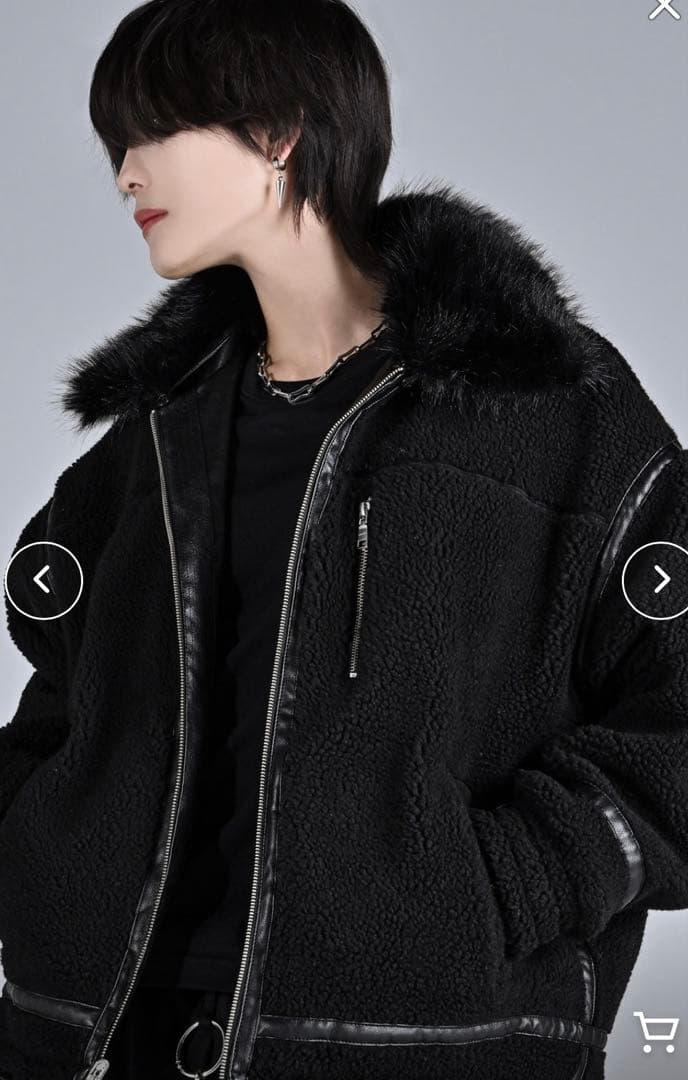 は*き様 ADRER アドラー　B-3 ザB-3リバーシブルファーブルゾン