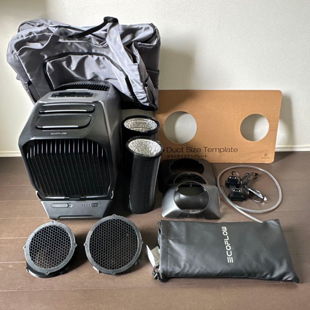 ナ*ハ様 ECOFLOW WAVE3 ポータブルエアコン本体＆専用バッテリーその