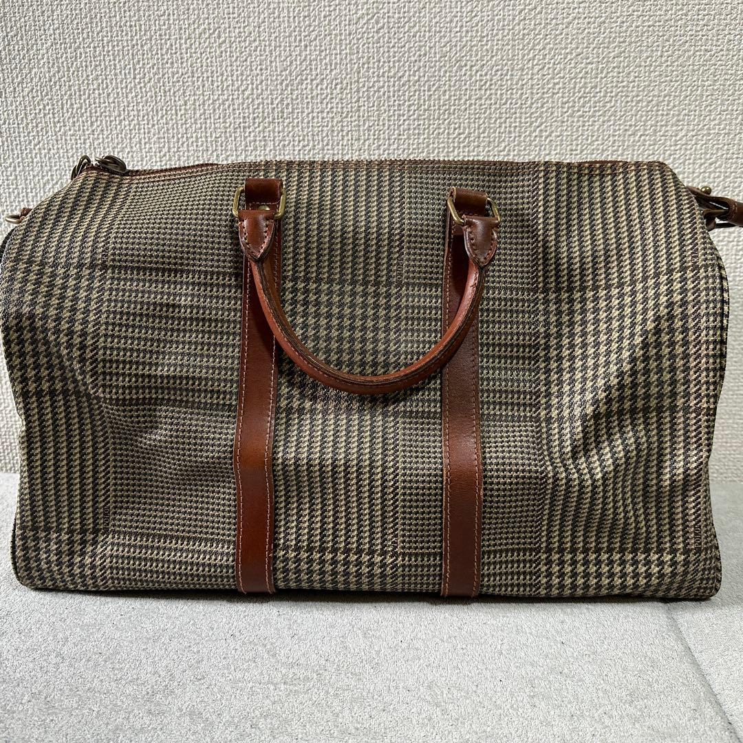専用★美品✨大容量 2way ラルフローレン　ボストンバッグ　ショルダー　千鳥格
