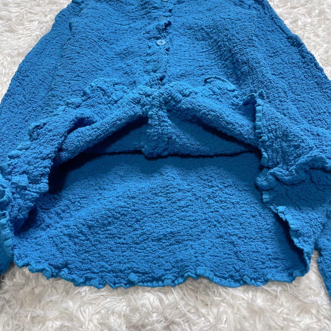 美品✨ me by ISSEY MIYAKE カーディガン 洗える シワ加工