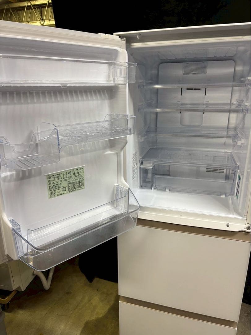 【美品】SHARP 冷蔵庫 SJ-GH35G-W 2020年製 350L 両開き