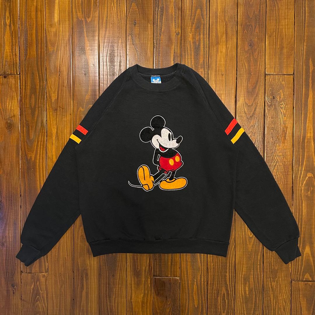 USA製！【Disney ディズニー】ミッキーマウススウェット　80s XL