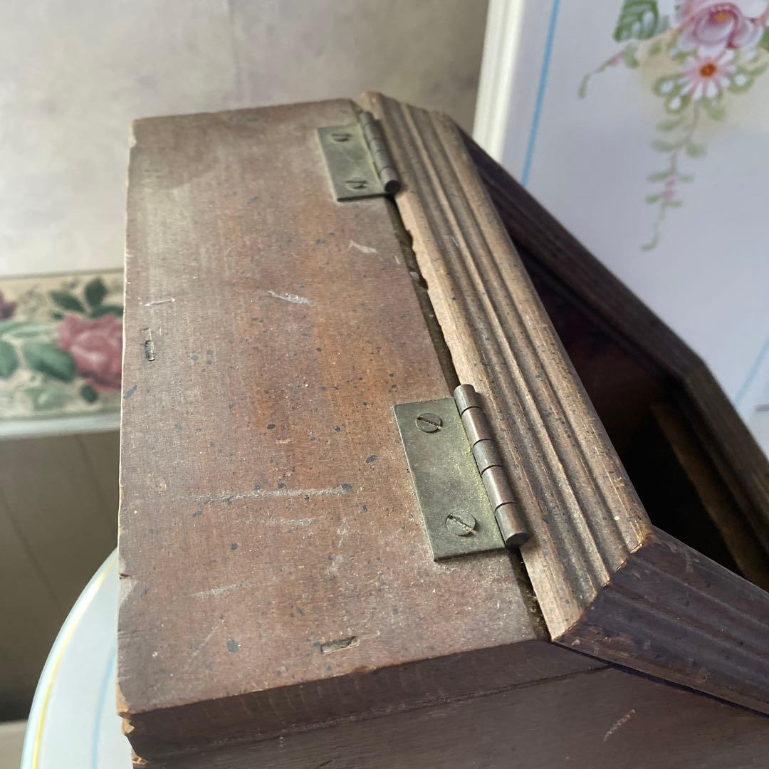 フランスアンティーク木製キャビネット 什器　BOX シェルフ