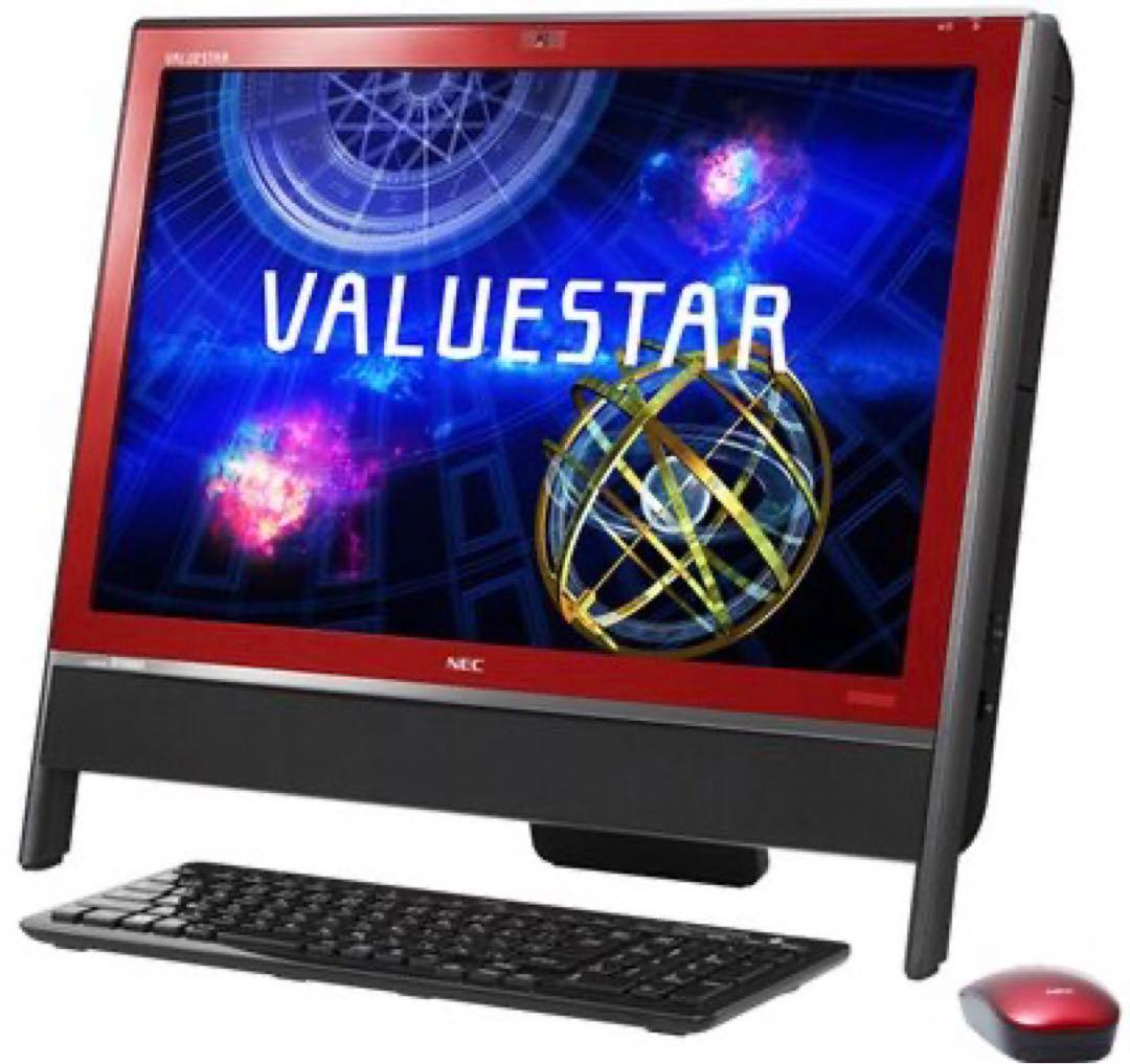 NEC デスクトップPC VALUESTAR VN770 レッド モニタ一体型