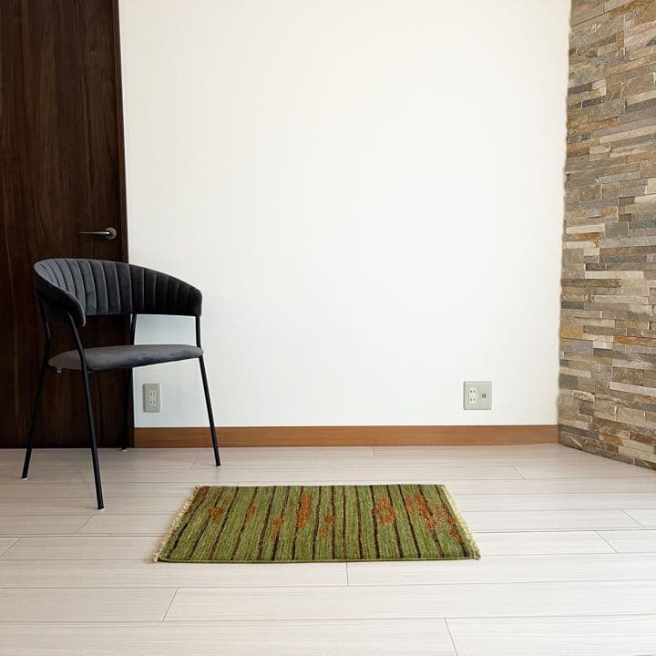 【新品未使用】パキスタン産 ギャッベ　絨毯　ペルシャ