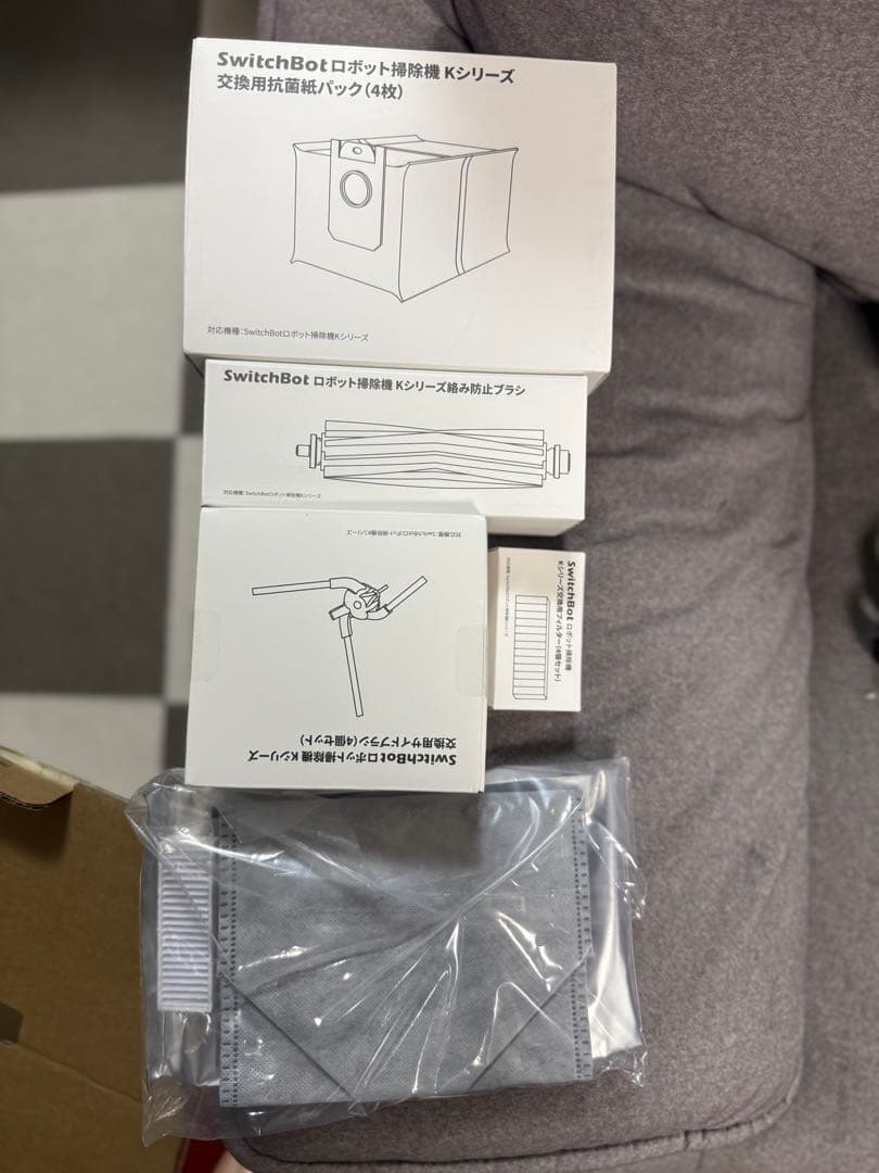 SwitchBot ロボット掃除機 K10＋ Pro 交換用パーツ、消耗品セット