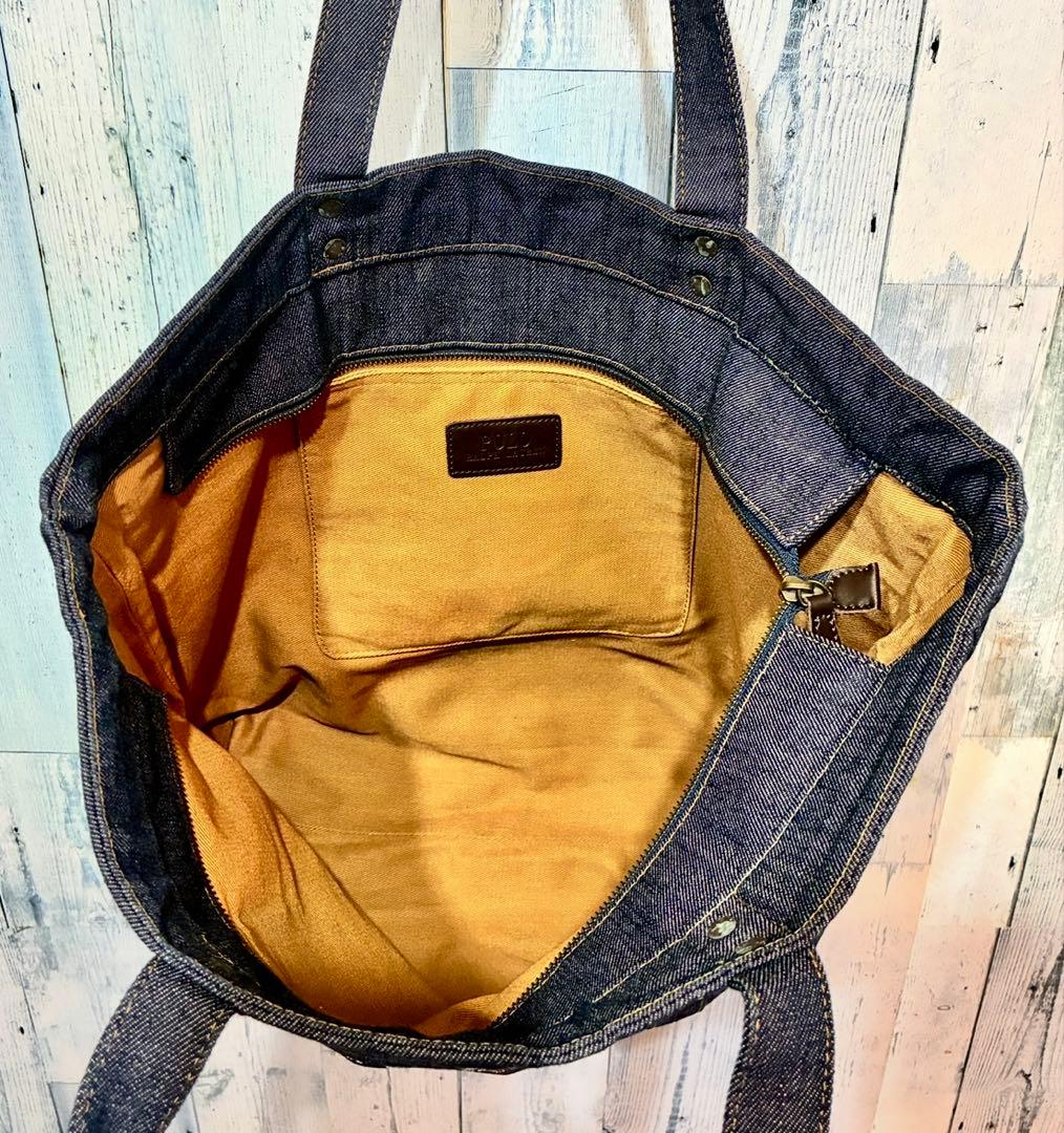 Ralph Lauren ラルフローレン デニムトートバッグ 美品