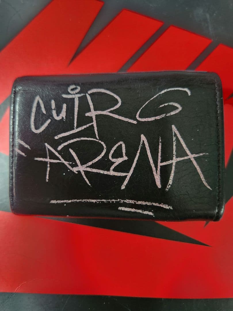 バレンシアガ BALENCIAGA グラフィティ ミニウォレット 三つ折り財布