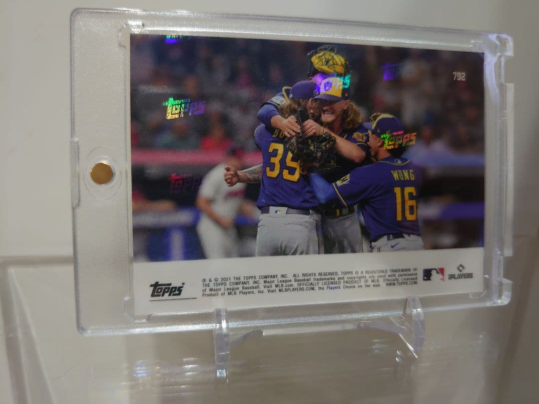 直筆サイン topps now CORBIN BURNES JOSH HADER