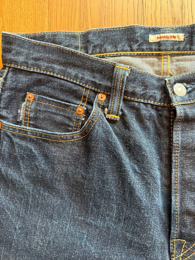 ETERNAL エターナル No.811 赤耳セルビッチ デニム W34