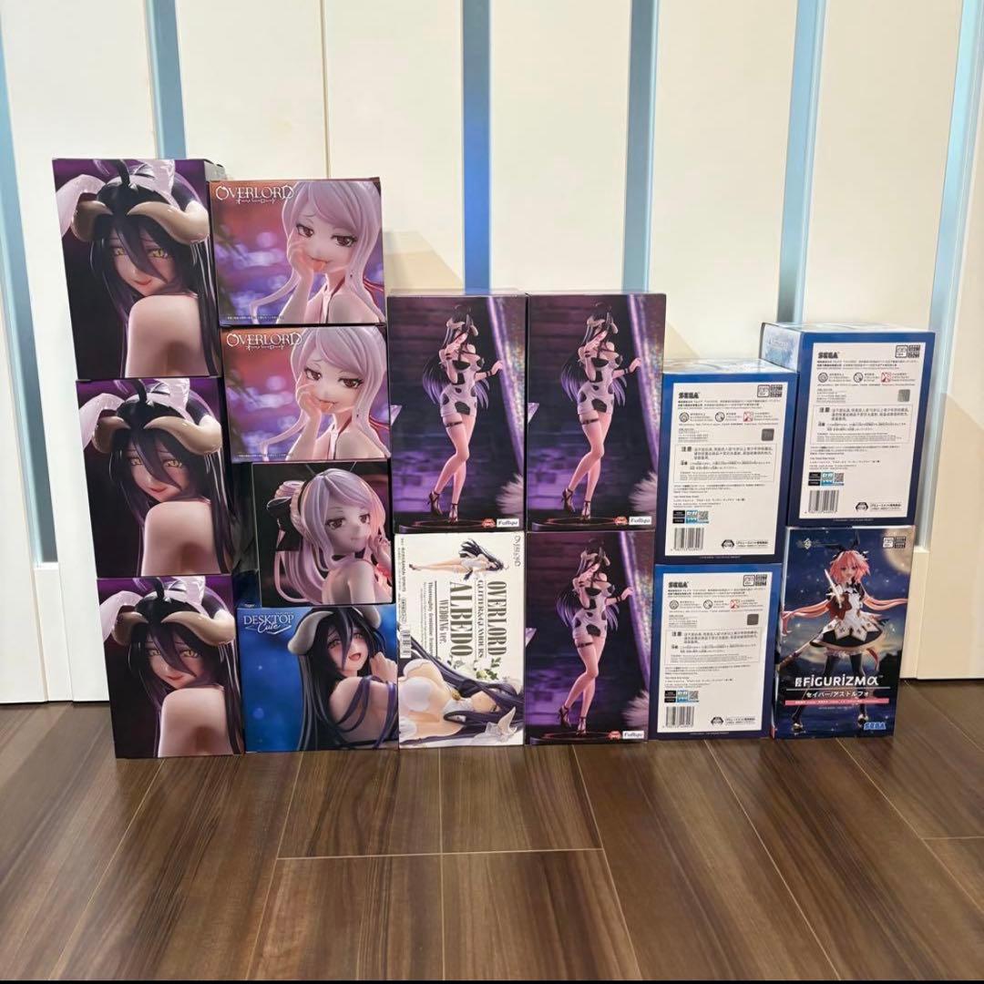 オーバーロードシャルティア　アルベド　フィギュア　まとめ売り　美少女