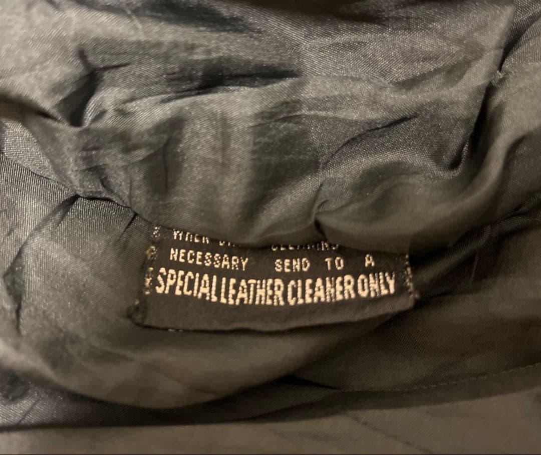 WILSONS LEATHER ダブルライダースジャケット　ブラック　メンズ　M