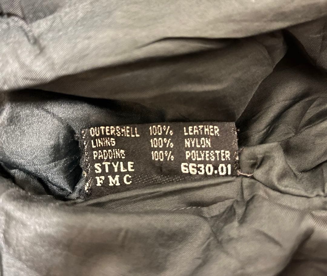 WILSONS LEATHER ダブルライダースジャケット　ブラック　メンズ　M