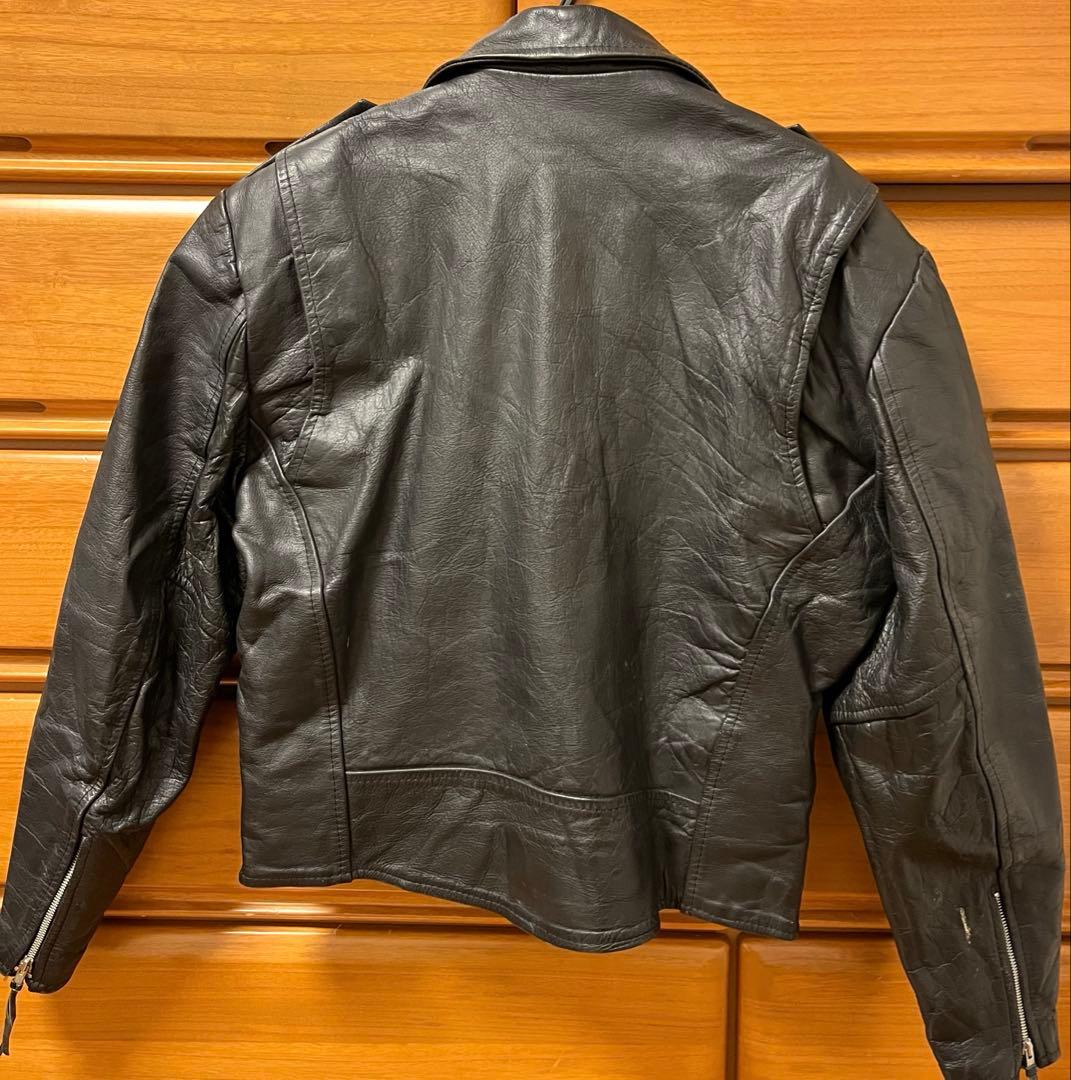 WILSONS LEATHER ダブルライダースジャケット　ブラック　メンズ　M