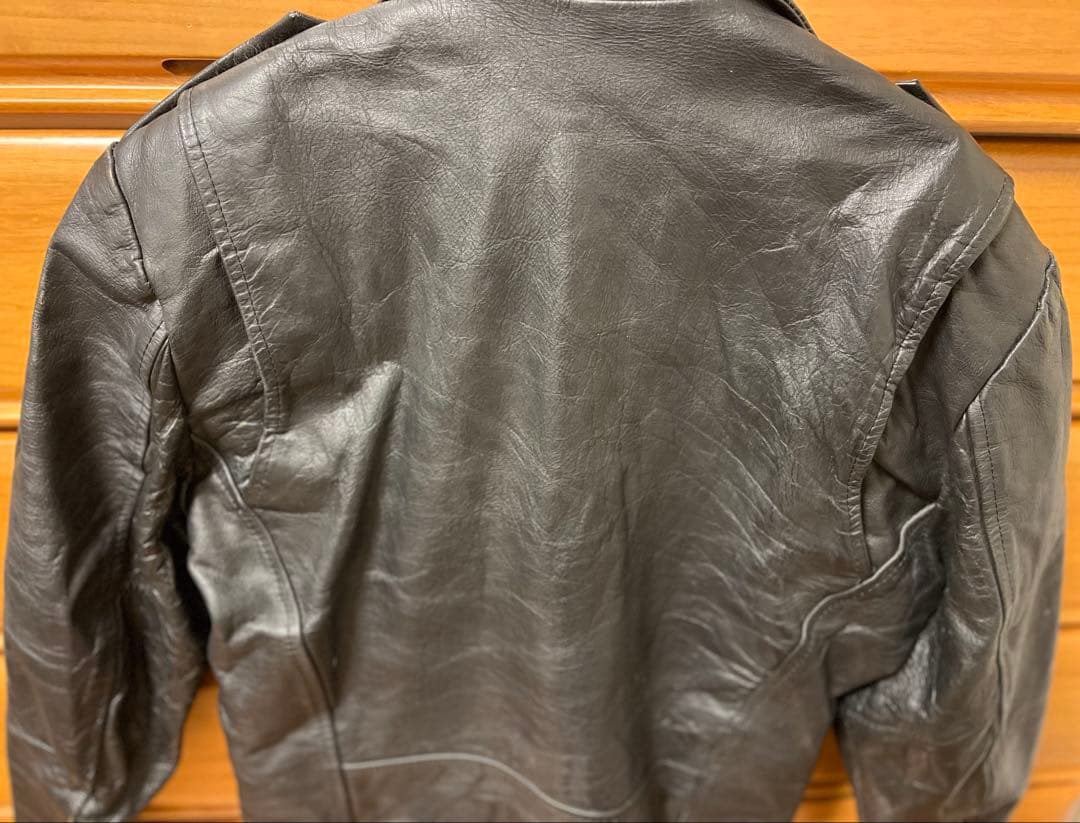 WILSONS LEATHER ダブルライダースジャケット　ブラック　メンズ　M