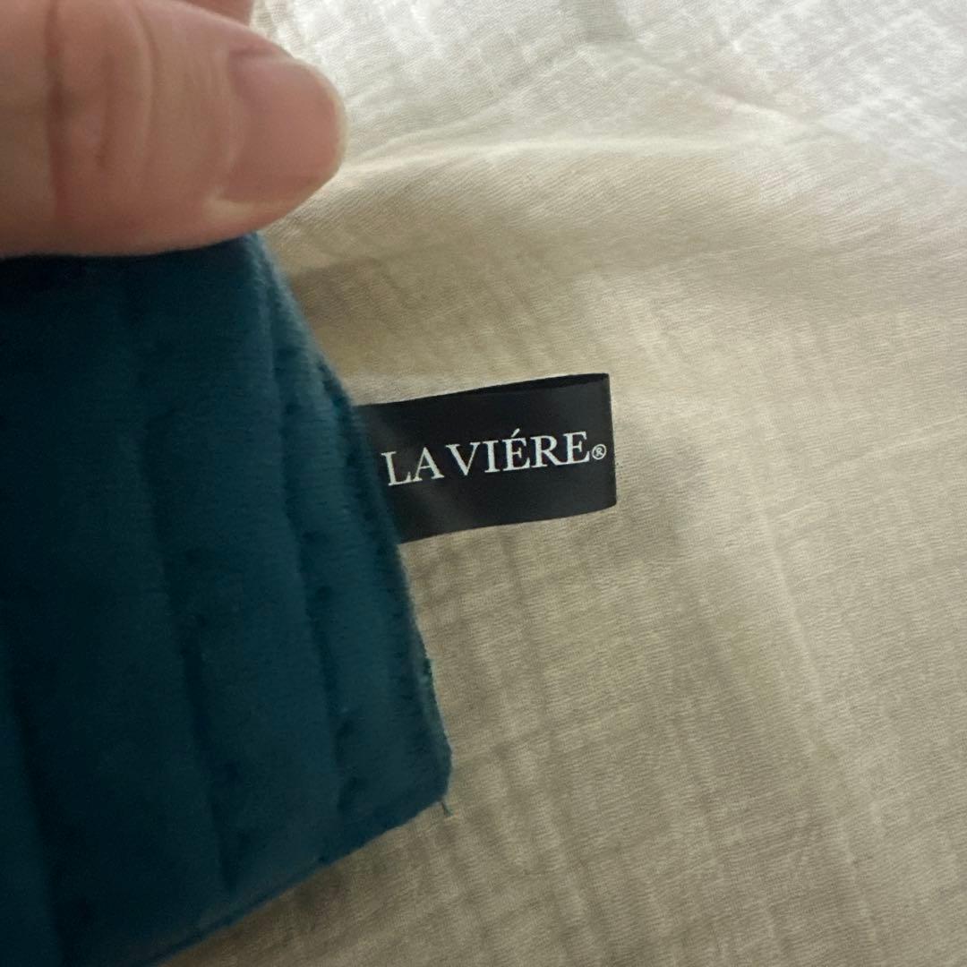 新品未使用　ラヴィエール　ヴェールブルー　D65 四段ホック美姿勢特許ブラジャー