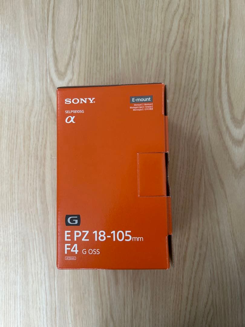 SONY α[Eマウント]用レンズ　E PZ 18-105mm F4 G OSS