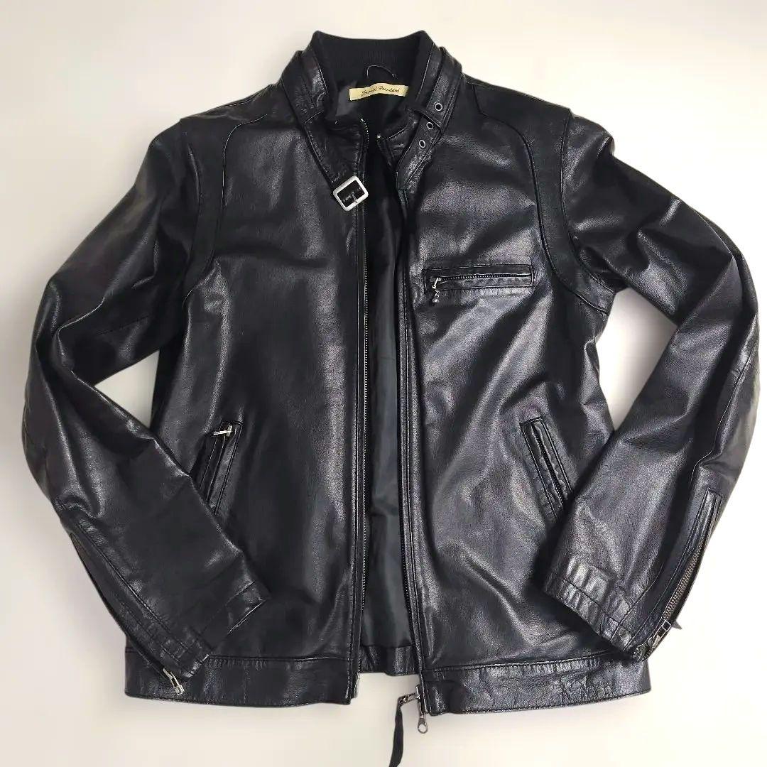✨極美品✨ジャーナルスタンダード　高級　山羊革ライダースジャケットWジップL黒