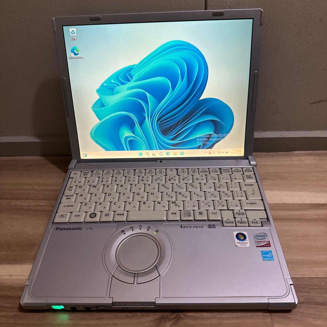 Panasonic Let's note シルバー ノートPC
