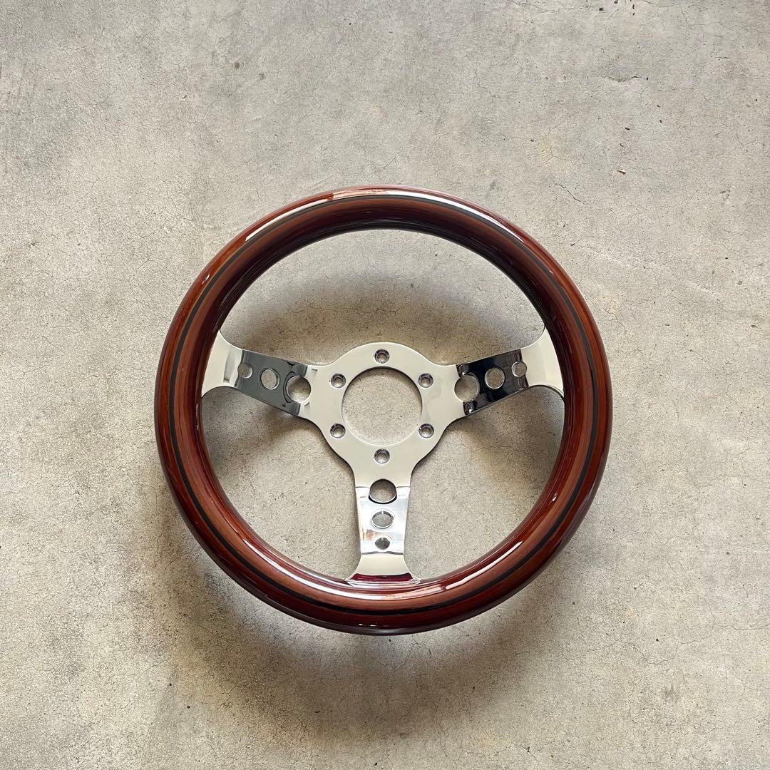 小径ウッドハンドル290mm 29Φディープコーンステアリング