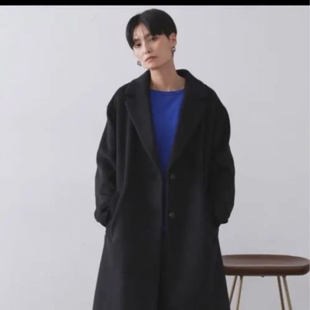 OPAQUE.CLIP カシミヤブレンドウールチェスターコート