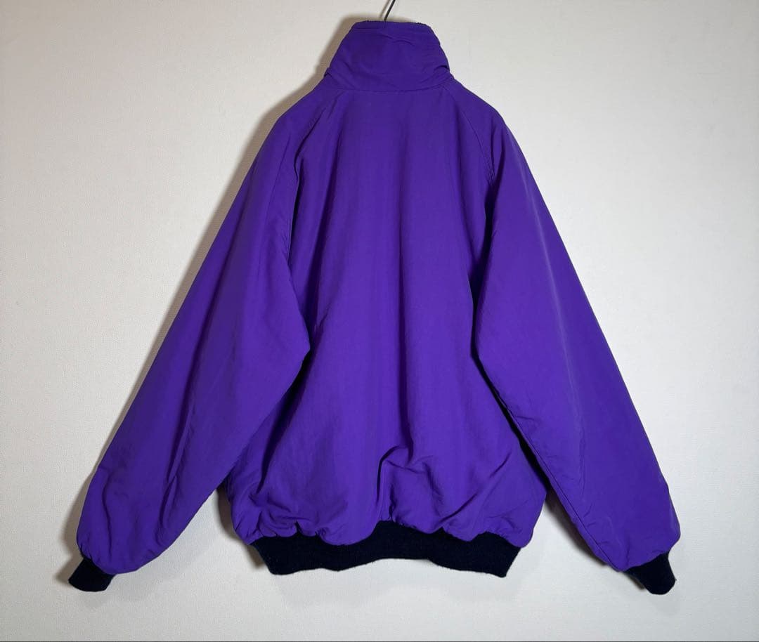 LAND'S END 刺繍ロゴ　裏地フリース　ウォームアップジャケット