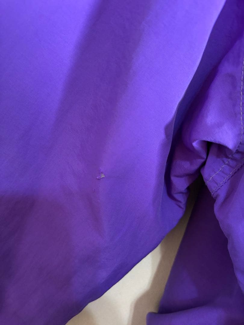 LAND'S END 刺繍ロゴ　裏地フリース　ウォームアップジャケット