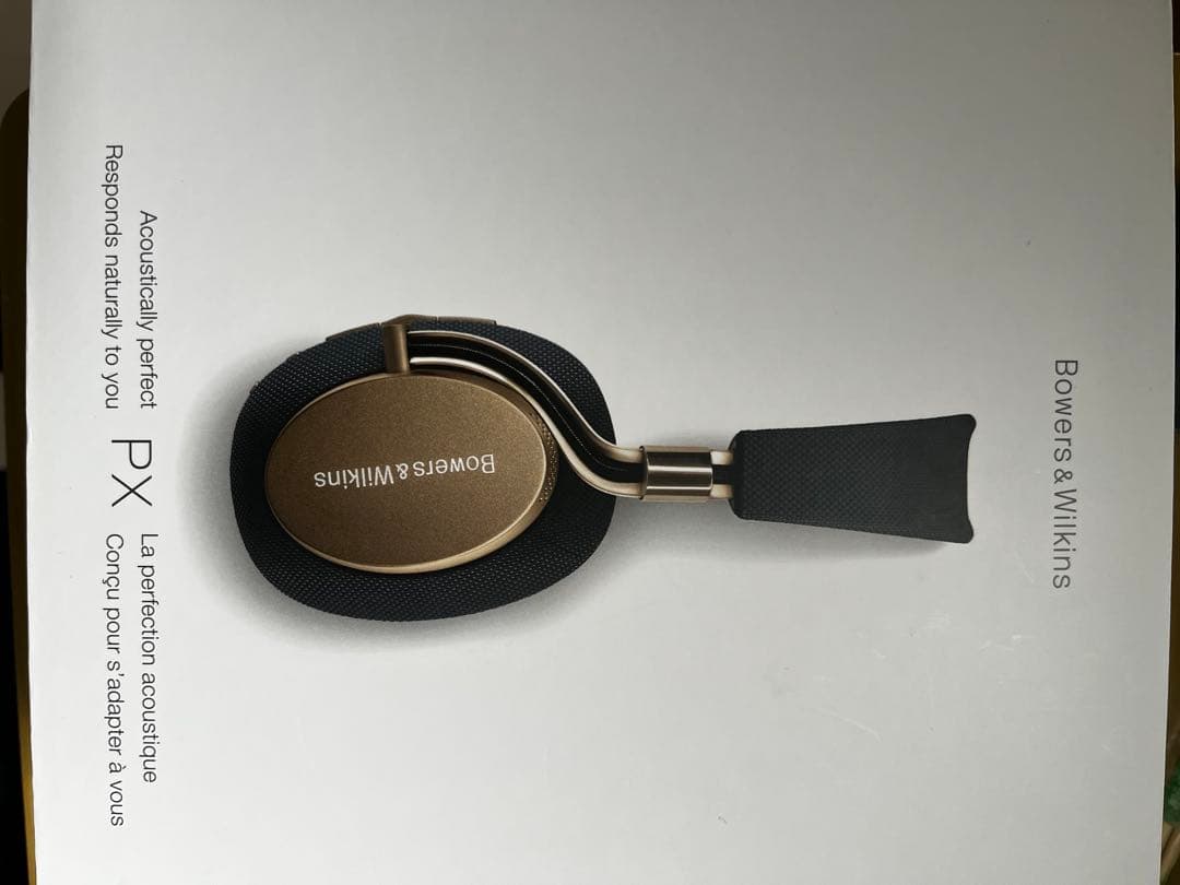 Bowers & Wilkins PX ワイヤレスヘッドホン ネイビー/ゴールド