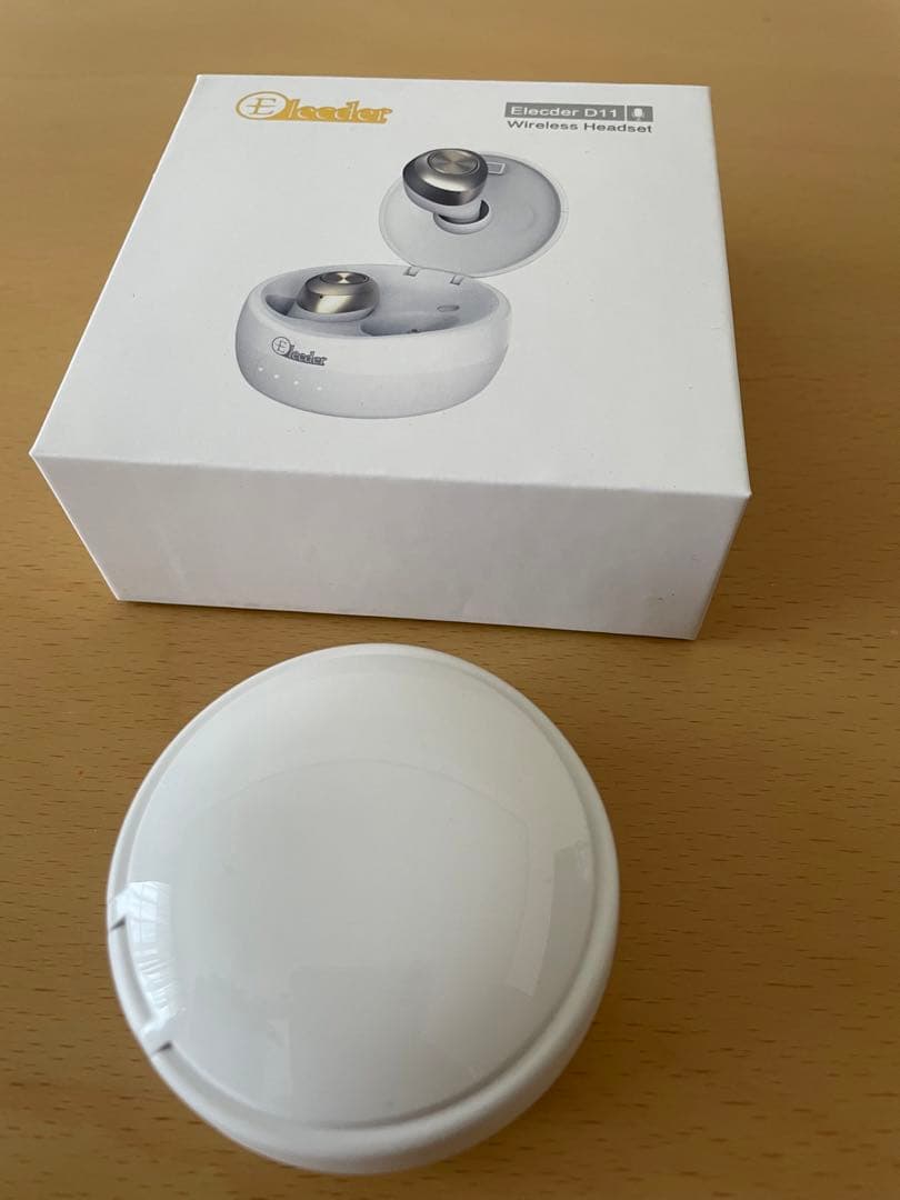 【美品】ワイヤレスイヤホン ゴールド