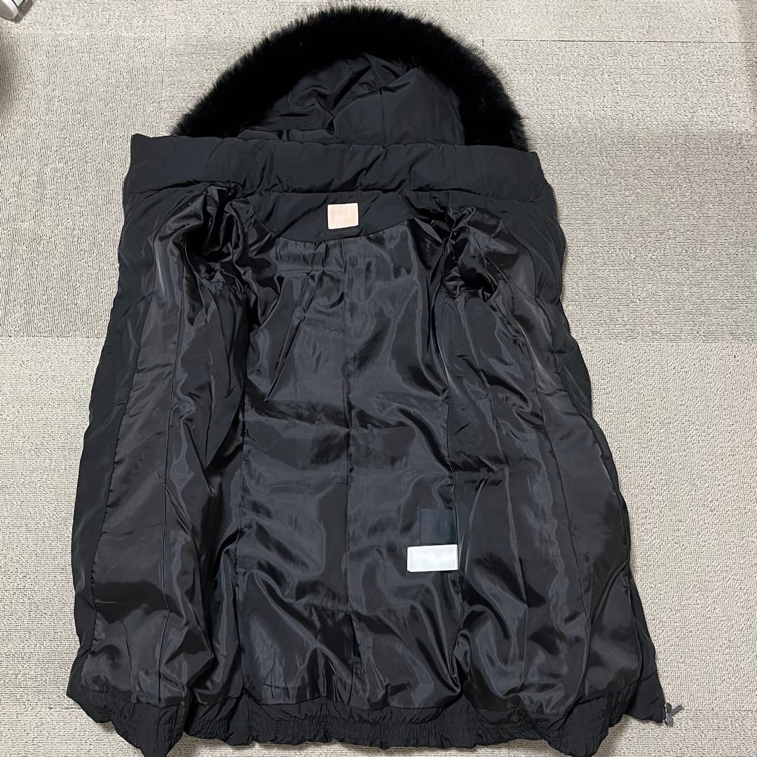 RESEXXY フード付きダウンコート　ブラック　Mサイズ