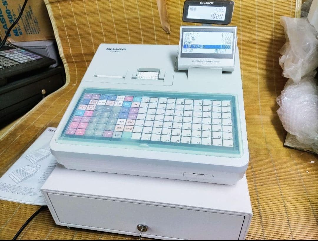 正規品フル設定無料シャープ最上位インボイスレジスターER-A421　219934