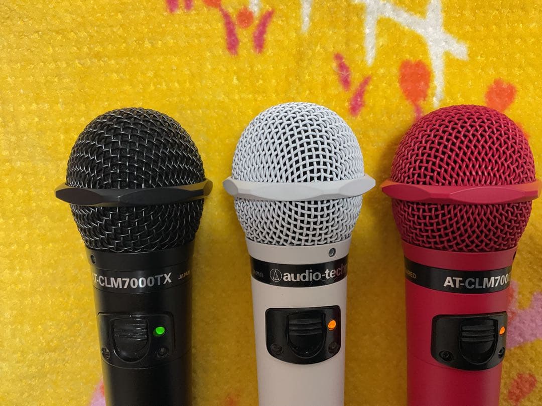 AT-CLM7000TX ワイヤレスマイク 3色セット