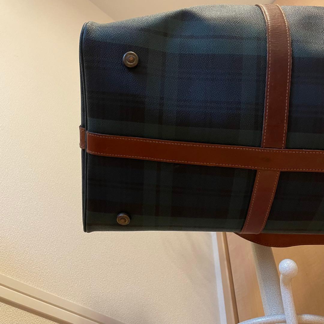 希少レア　ラルフローレンボストンバッグ チェック柄