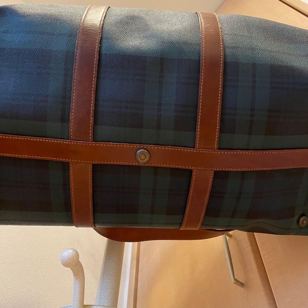 希少レア　ラルフローレンボストンバッグ チェック柄