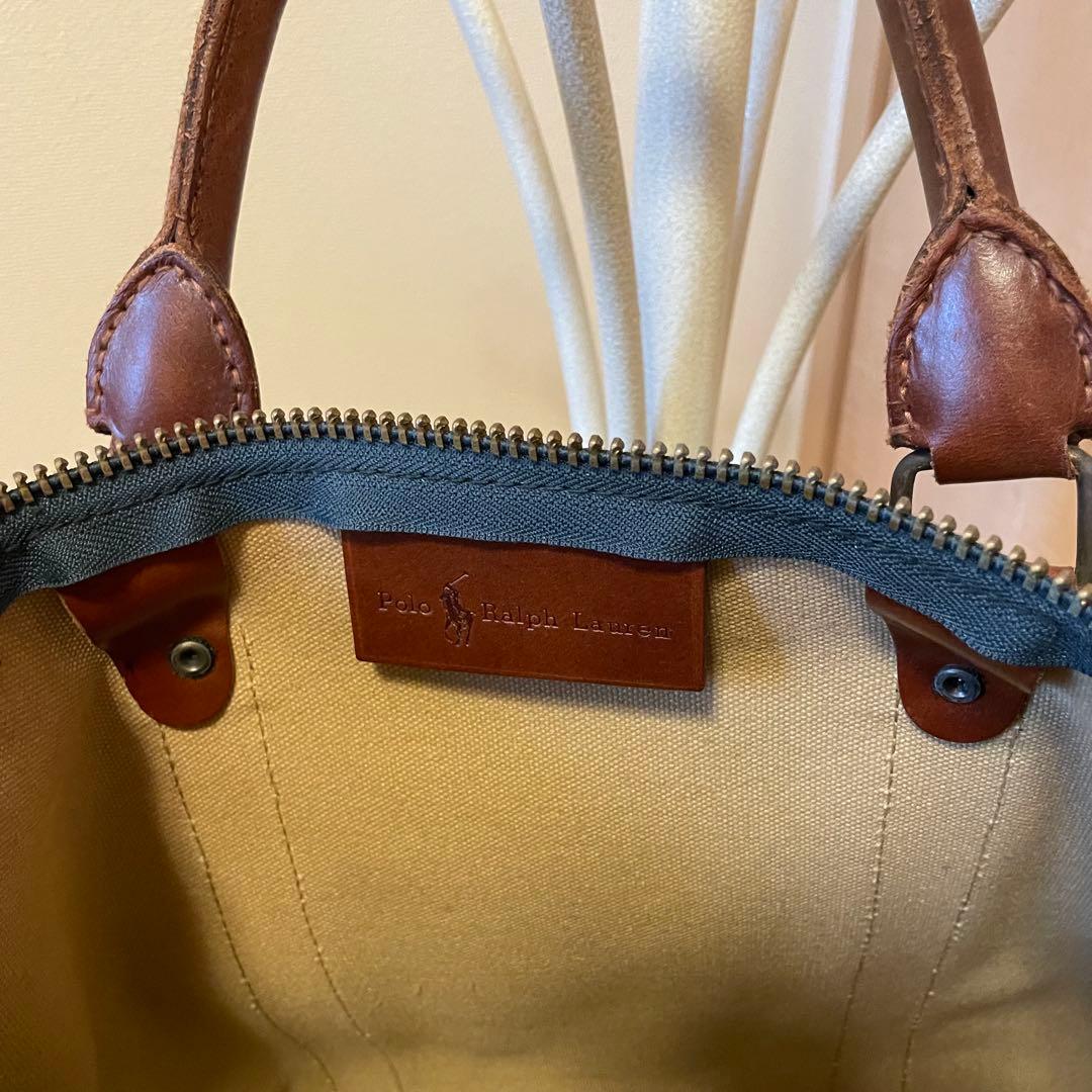 希少レア　ラルフローレンボストンバッグ チェック柄