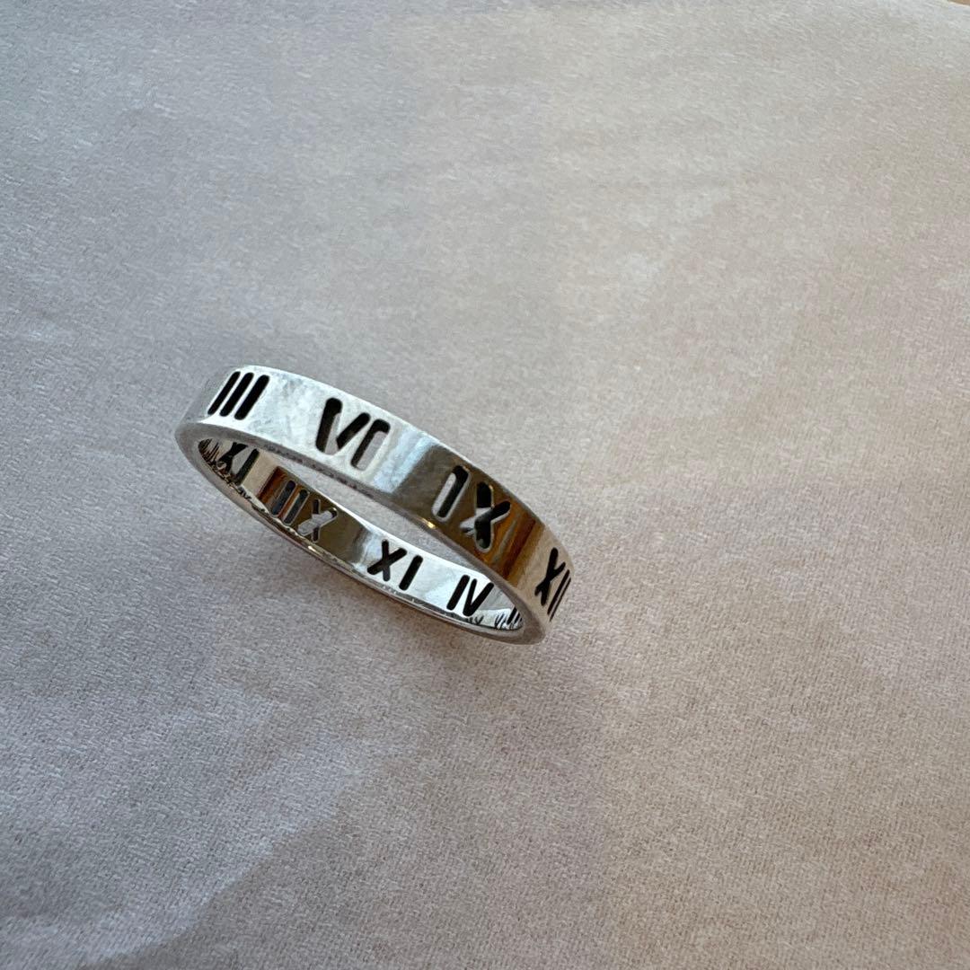 ティファニー　アトラス　オープンリング　シルバー　メンズサイズおおよそ19号