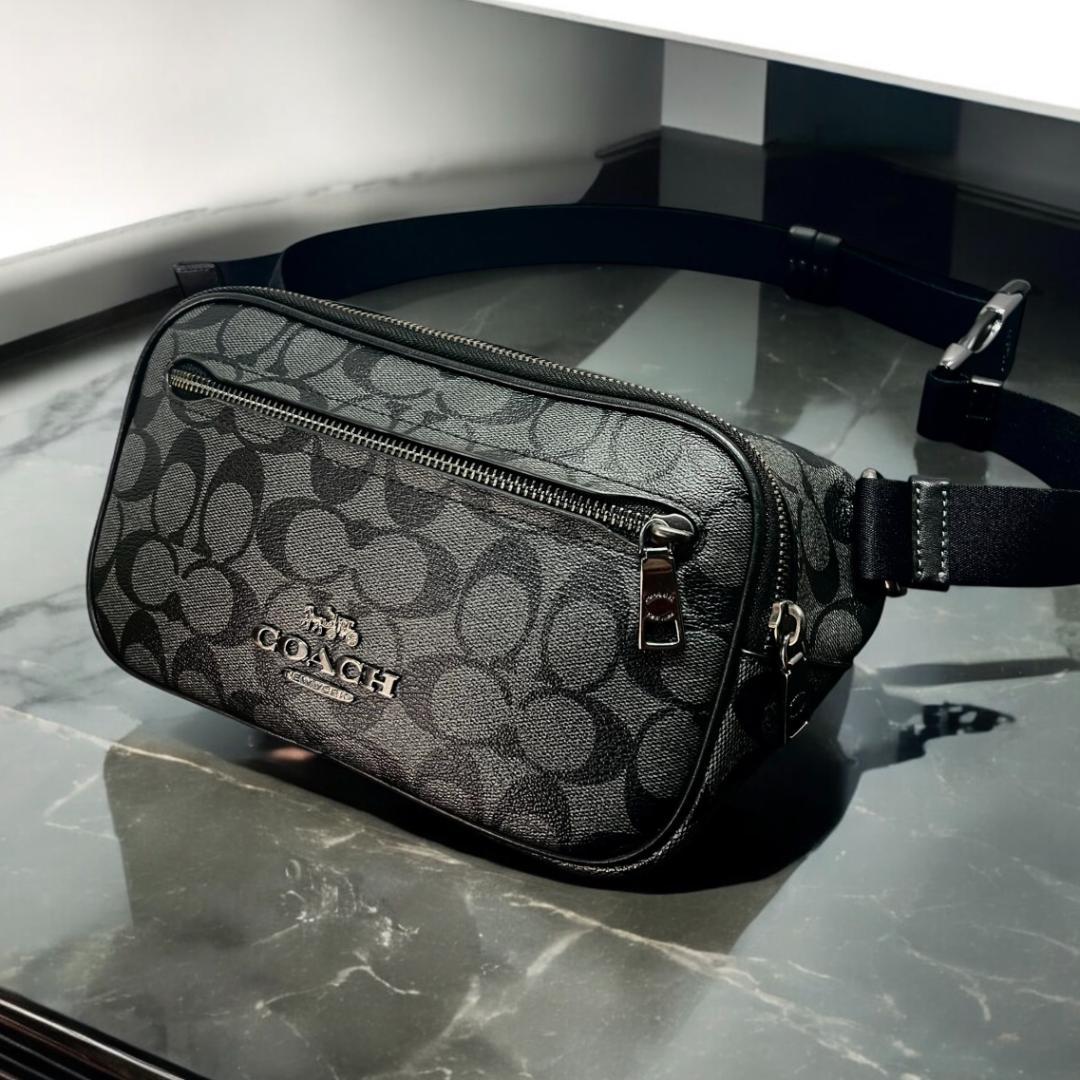 ✨正規品＆極美品‼️✨ コーチ エアリス シグネーチャー ボディバッグ グレー