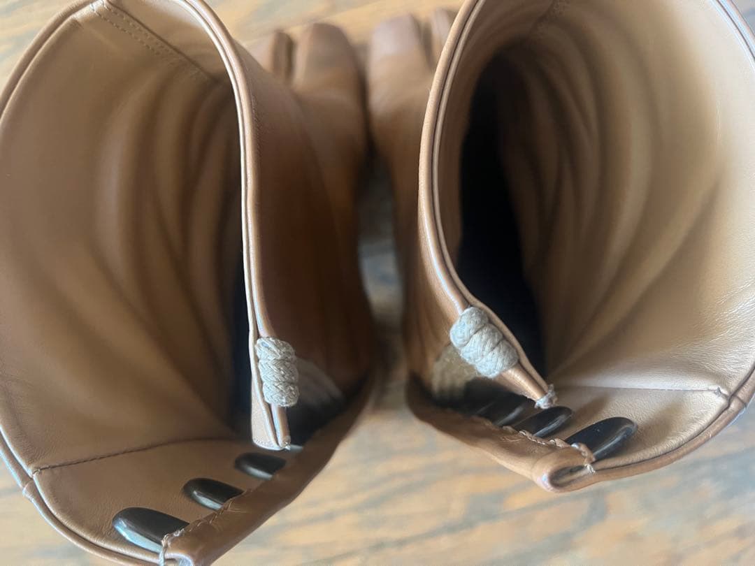 マルジェラ 足袋スーツ ブラウン 37.5 ダメージあり