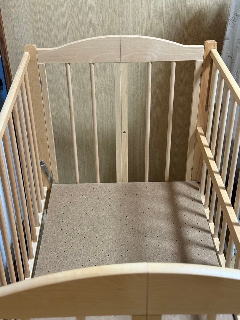 スリーピー　「パル」　カラー : ナチュラル　日本製　ベビーベッド　石崎家具