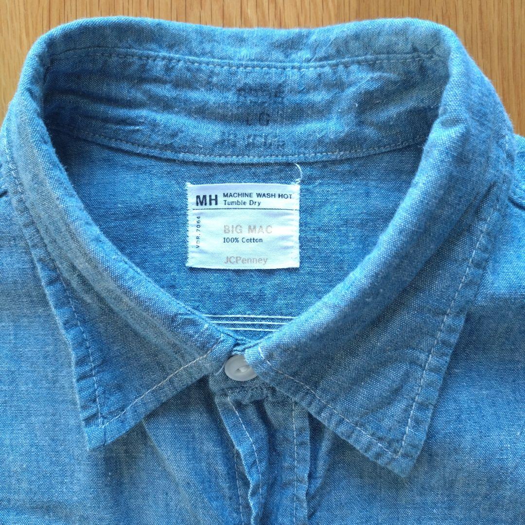 70s BIG MAC ビックマック JCpenny シャンブレーシャツ